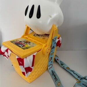 Disney Mickey Mouse Picnic Basket with Strap - Yellow and Red
